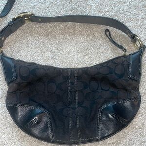 Coach Shoulder Bag with Durable Fabric